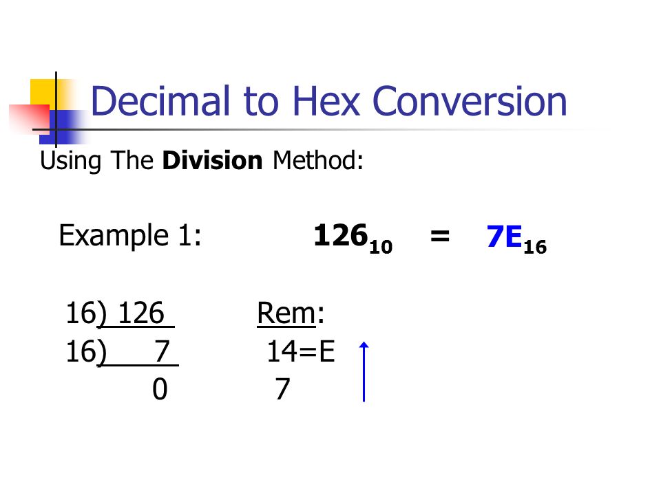 Pasar a hexadecimal